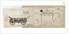 Two views of Nelson's funeral carriage by Thomas Baxter