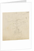Study of a tree with two chairs either side of its trunk by Thomas Baxter