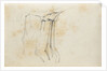 A study of drapery (verso) by Thomas Baxter