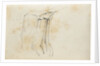 A study of drapery (verso) by Thomas Baxter