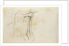 A study of drapery (verso) by Thomas Baxter