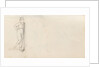 A young man stepping down a step, possibly Horatio Nelson (verso) by Thomas Baxter