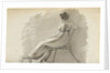 A young woman seated in a chair (verso) by Thomas Baxter