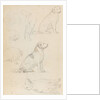Studies of Nelson's dogs (verso) by Thomas Baxter