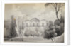 A view of the rear of Merton Place showing the balcony (verso) by Thomas Baxter