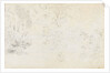 A study in graphite of the bridge and trees from the west (verso) by Thomas Baxter