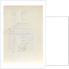 A view of the steps in the centre of the east elevation, between the Miradors (verso) by Thomas Baxter