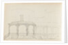 A view of the east elevation of Merton Place showing the Eating Room with the mirador (verso) by Thomas Baxter