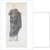 A woman standing, possibly Emma Hamilton by Thomas Baxter