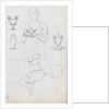 Charlotte Nelson, holding a tureen and stand by Thomas Baxter