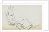 A young woman, seated, probably Charlotte Nelson (recto) by Thomas Baxter