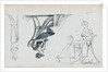 Figure studies, including 'one of the Connor girls and Nelson's nieces' by Thomas Baxter