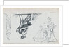 Figure studies, including 'one of the Connor girls and Nelson's nieces' by Thomas Baxter