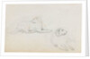 Studies of Nelson's dogs (recto) by Thomas Baxter