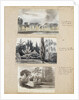 Three view of Merton Place by Thomas Baxter