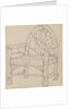 A study of a garden seat or chair by Thomas Baxter