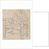 A study of a garden seat or chair by Thomas Baxter