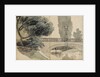 A view of the river and bridge at Merton Place by Thomas Baxter