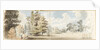 The house and grounds at Merton from the south-east by Thomas Baxter