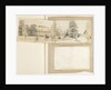 A panoramic view showing the east and north elevations of Merton Place by Thomas Baxter