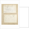 Studies of people in a rowing boat in the river at Merton Place by Thomas Baxter