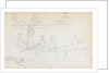 Studies of people in a rowing boat in the river at Merton Place (recto) by Thomas Baxter
