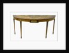 Pier table said to have been purchased by Horatio Nelson (1758-1805) by unknown