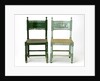Two chairs by unknown
