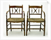 Two chairs by unknown