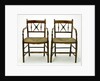 Two chairs by unknown