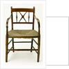 Wooden chair by unknown