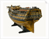Ship of 74 guns, port stern quarter by unknown