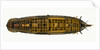 Ship of 74 guns, plan view by unknown