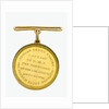 Naval Gold Medal (Captain's) for the Battle of the Nile, 1798, reverse by Lewis Pingo
