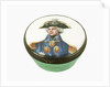 Round patch box commemorating Vice-Admiral Horatio Nelson (1758-1805) by Samson