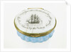Oval patch box with a mirror inside the lid, commemorating Vice-Admiral Horatio Nelson (1758-1805) and the Battle of Trafalgar, 1805 by unknown