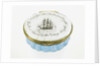 Oval patch box with a mirror inside the lid, commemorating Vice-Admiral Horatio Nelson (1758-1805) and the Battle of Trafalgar, 1805 by unknown