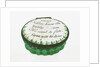 Oval patch box with a mirror inside the lid, commemorating Vice-Admiral Horatio Nelson (1758-1805) by unknown