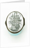 Oval patch box with a mirror inside the lid, commemorating HMS 'Victory' by unknown