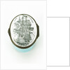 Oval patch box with a mirror inside the lid, commemorating HMS 'Victory' by unknown