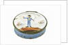 Oval patch box with a mirror inside the lid, commemorating Vice-Admiral Horatio Nelson (1758-1805) by unknown