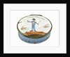 Oval patch box with a mirror inside the lid, commemorating Vice-Admiral Horatio Nelson (1758-1805) by unknown