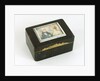 A tortoiseshell box with gilt mounts and a hinged lid by Unknown