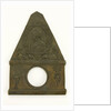 Brass watch stand in the form of a monument commemorating Vice-Admiral Horatio Nelson (1758-1805) and his victories at  the Nile, Copenhagen and Trafalgar by unknown