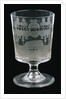 Rummer depicting Nelson's funeral car by Unknown