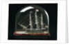 Ship model in glass dome by unknown