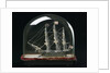 Ship model in glass dome by unknown