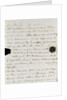 Letter from Lady Nelson to Alexander Davison, page three by Lady Frances Nelson