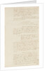 Nelson's secret memorandum, page two by Horatio Nelson