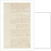 Nelson's secret memorandum, page two by Horatio Nelson
